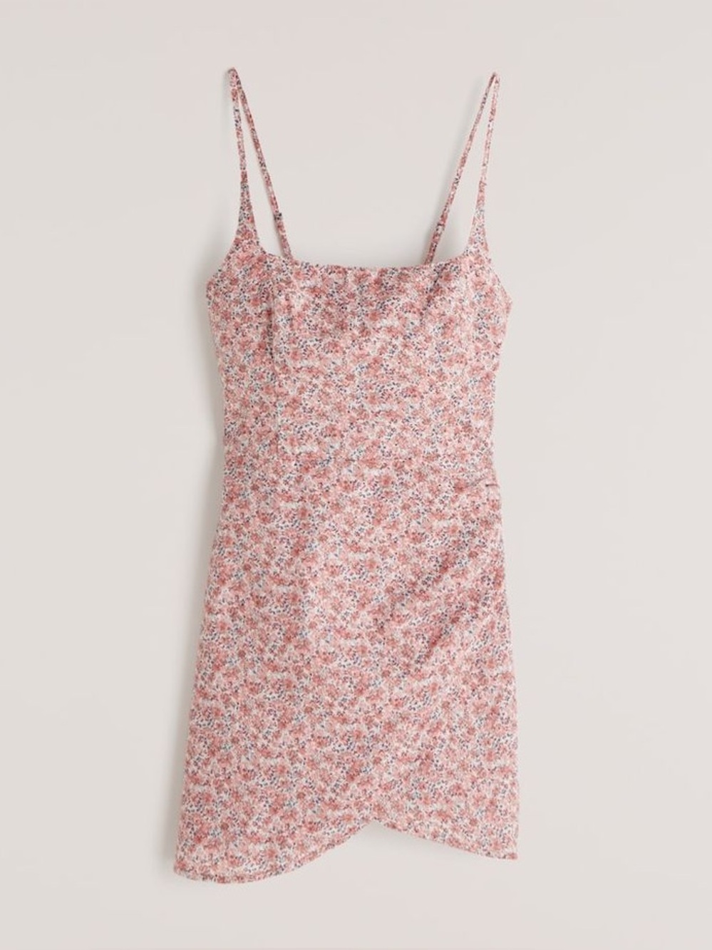 Abercrombie Floral Scoopneck Wrap Mini Dress